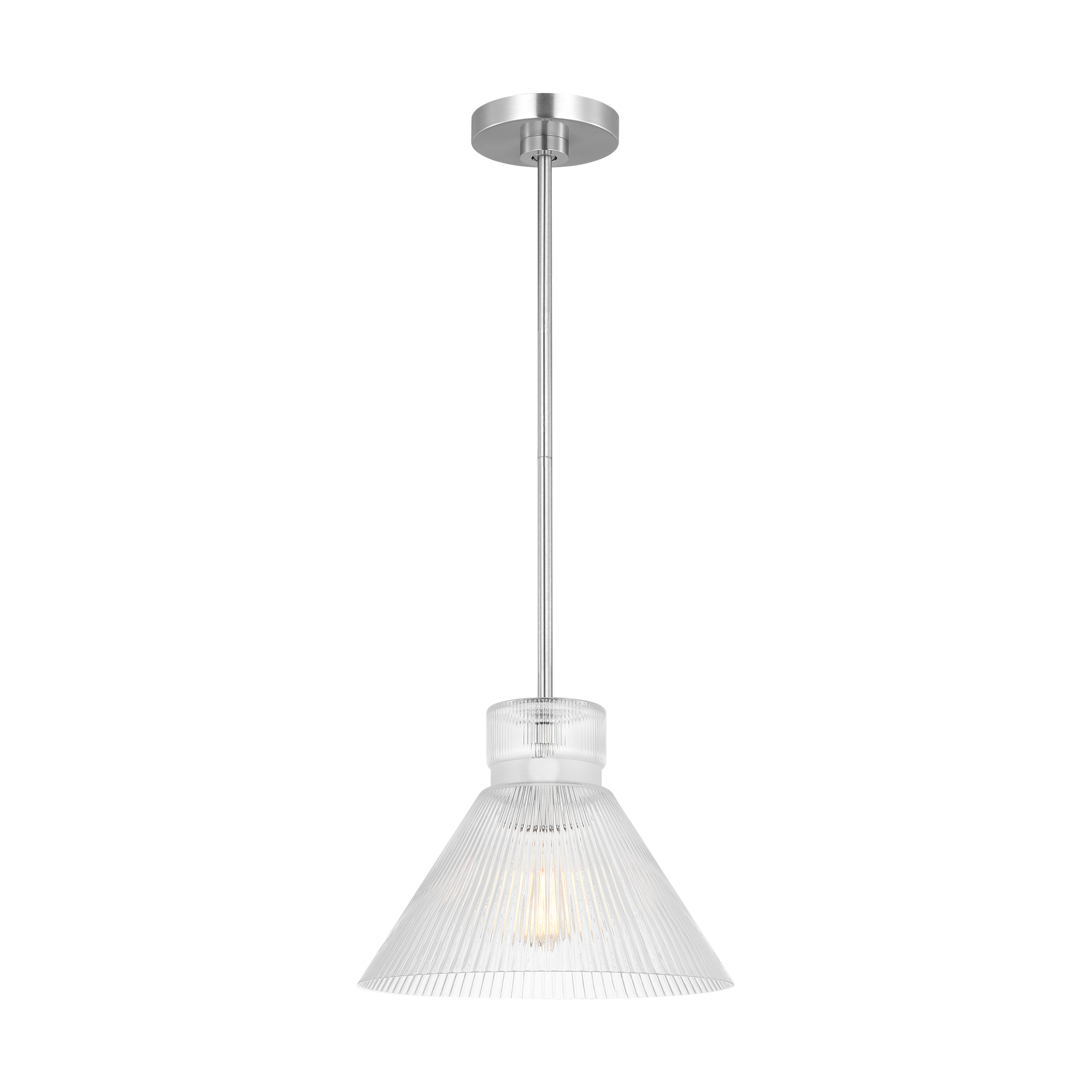 Liouet Medium Pendant Brushed Nickel