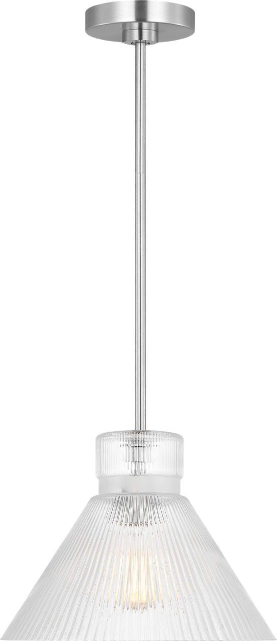 Liouet Medium Pendant Brushed Nickel