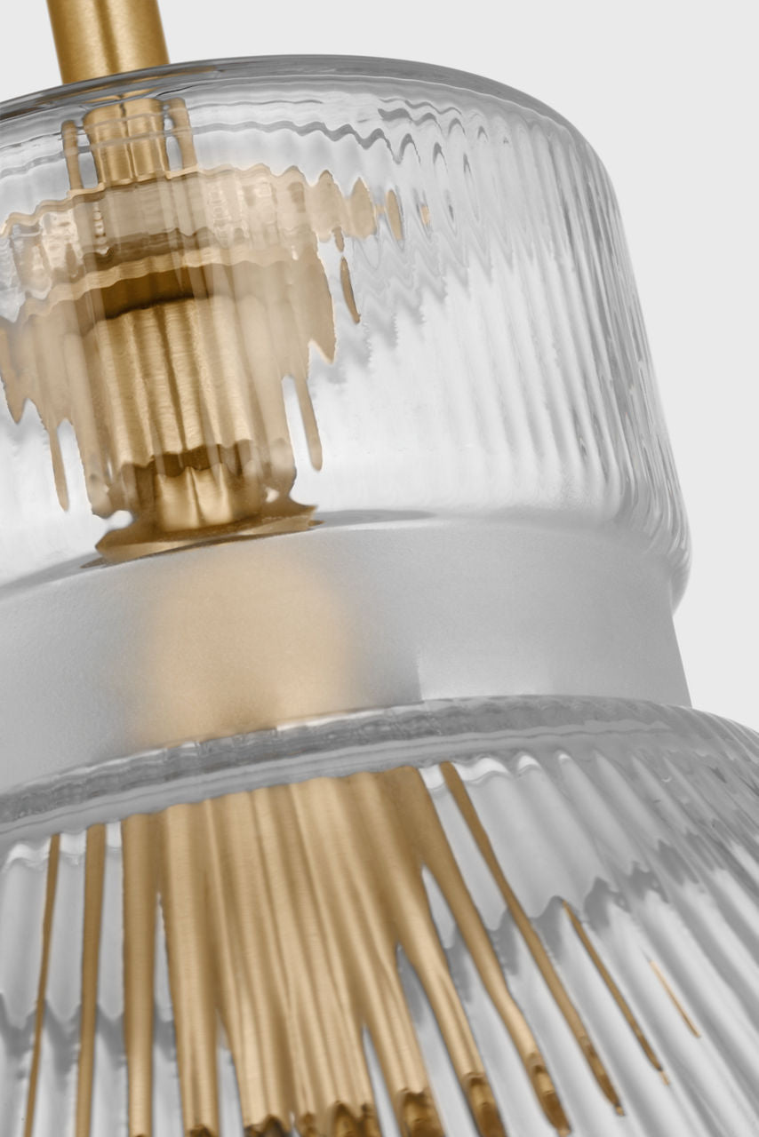 Liouet Medium Pendant Satin Brass