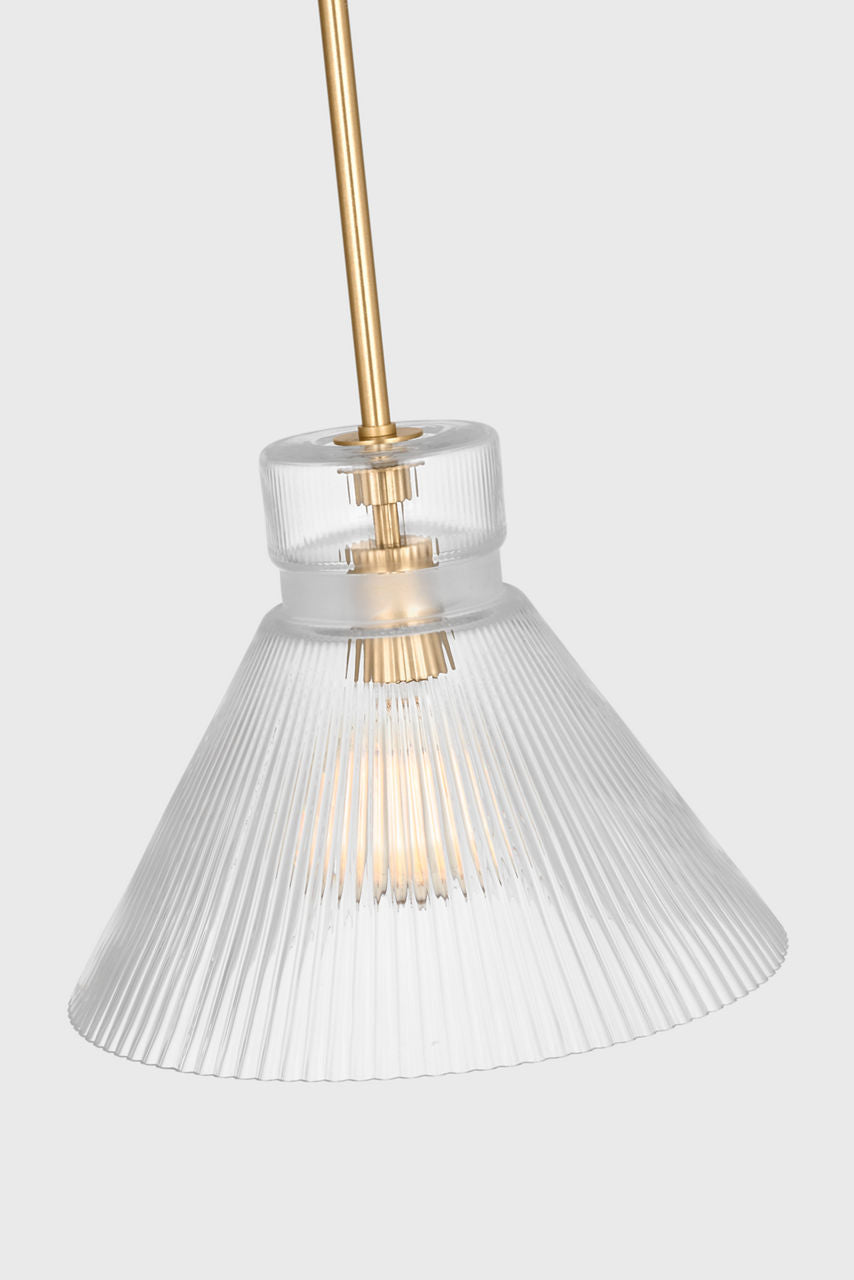 Liouet Medium Pendant Satin Brass