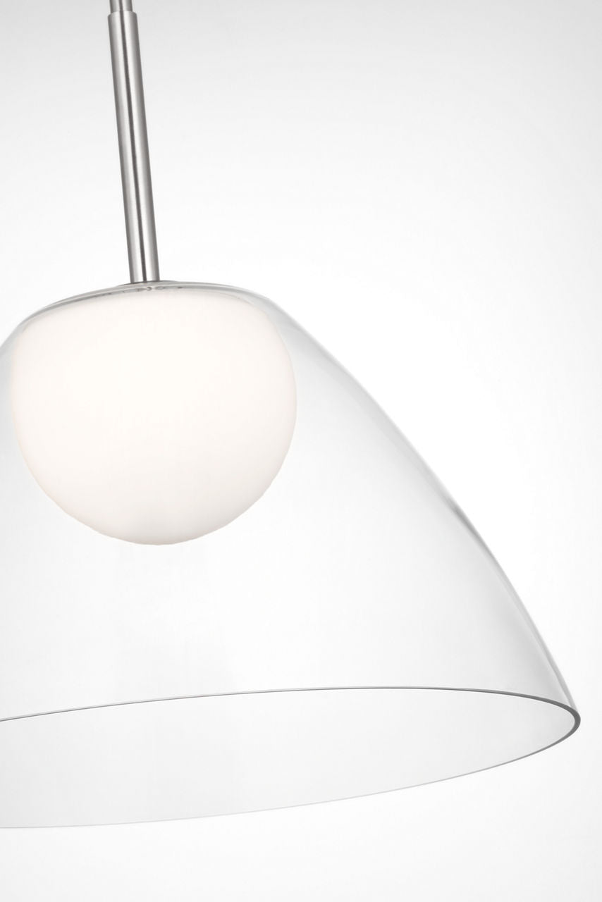 Suma Medium Pendant Brushed Nickel