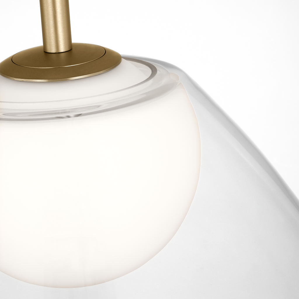 Suma Medium Pendant Satin Brass