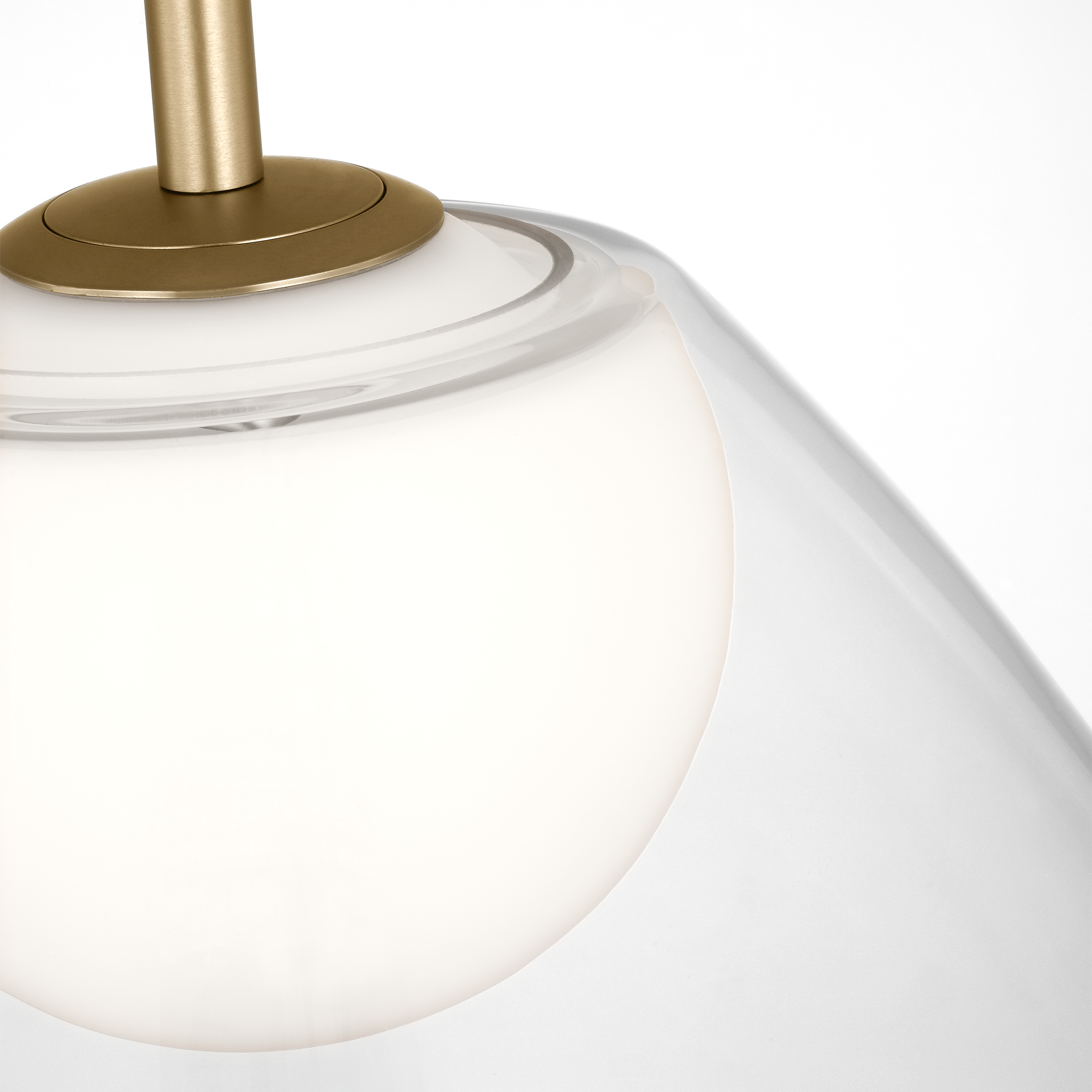 Suma Medium Pendant Satin Brass