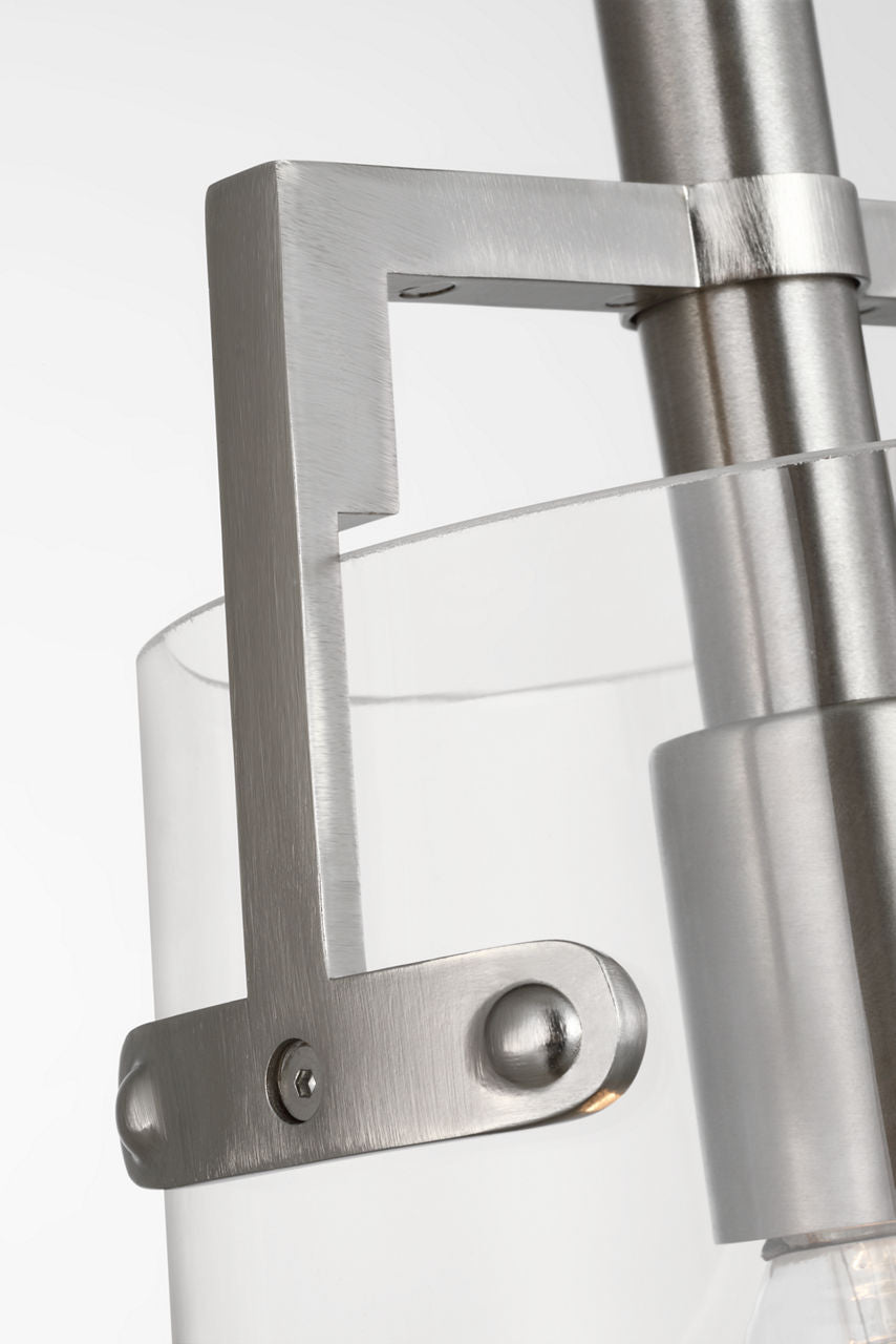 Crofton Small Pendant Brushed Nickel