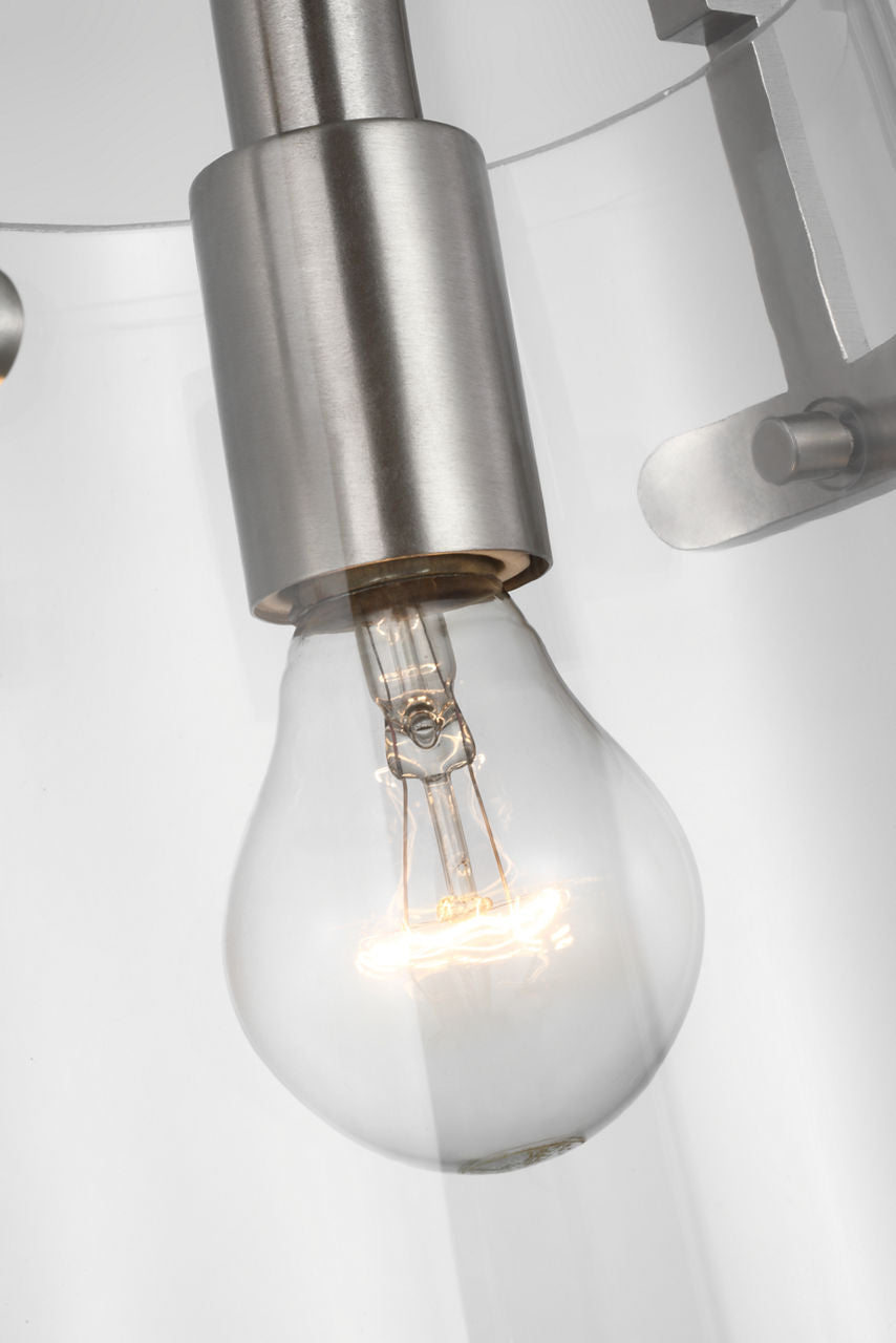 Crofton Small Pendant Brushed Nickel