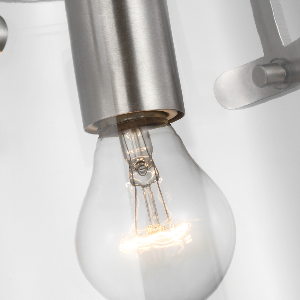 Crofton Small Pendant Brushed Nickel
