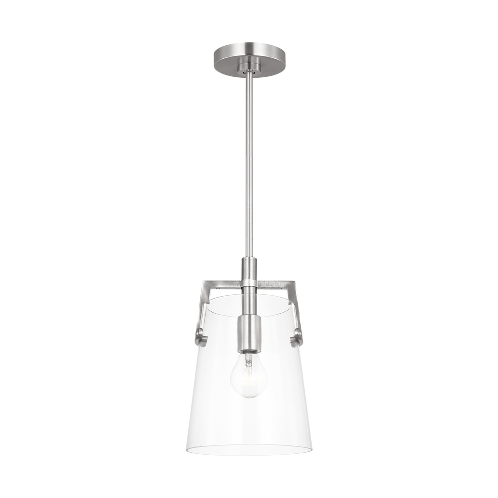 Crofton Small Pendant Brushed Nickel