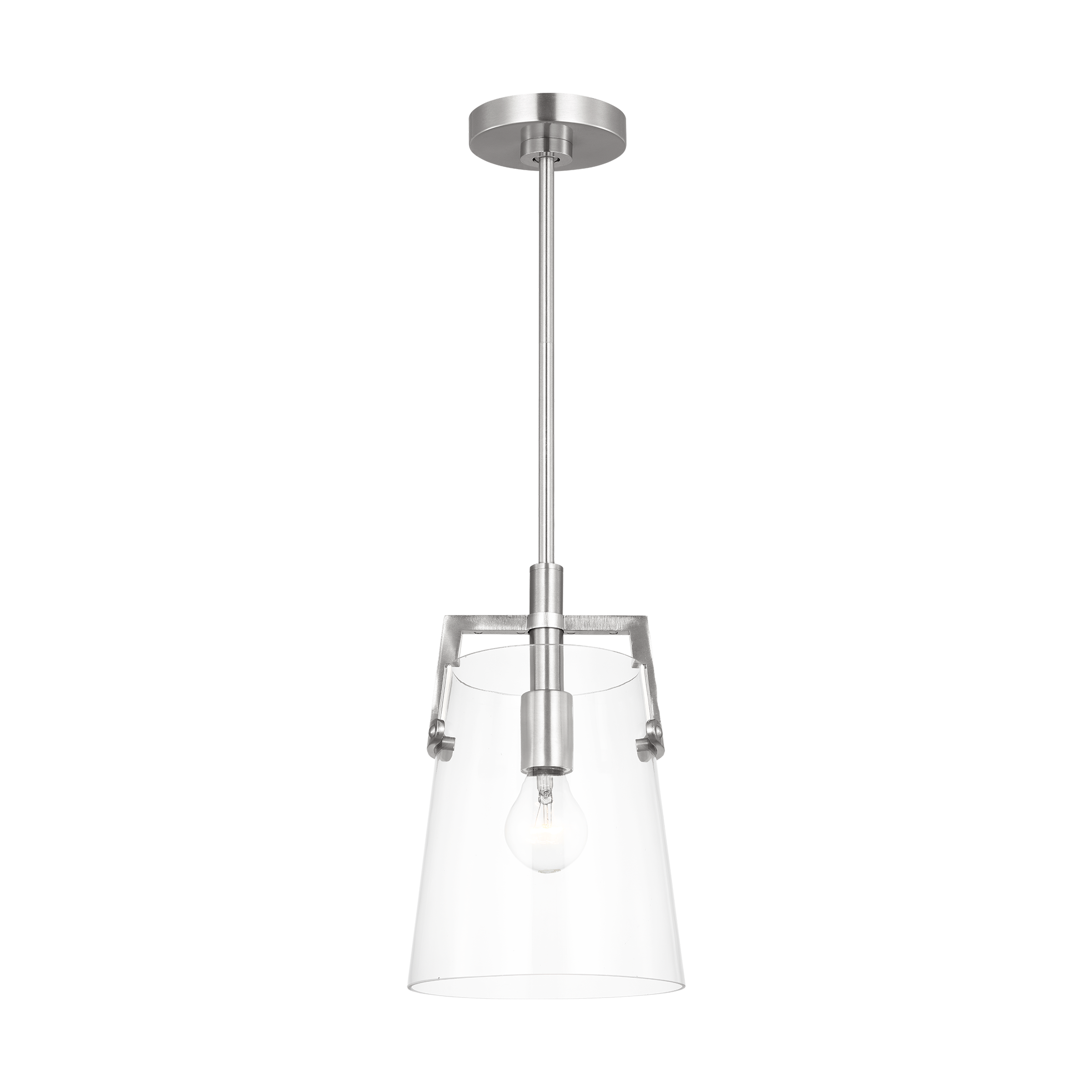 Crofton Small Pendant Brushed Nickel
