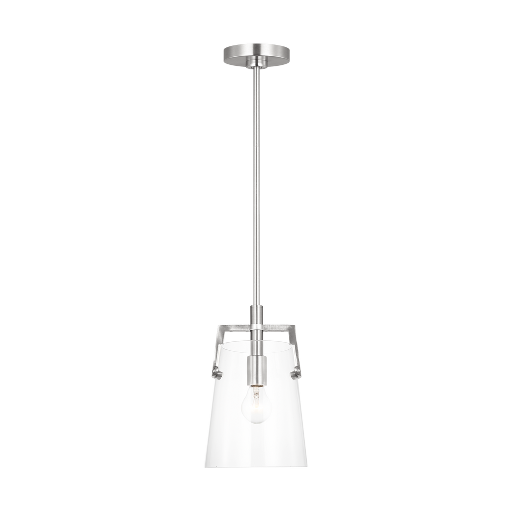 Crofton Small Pendant Brushed Nickel