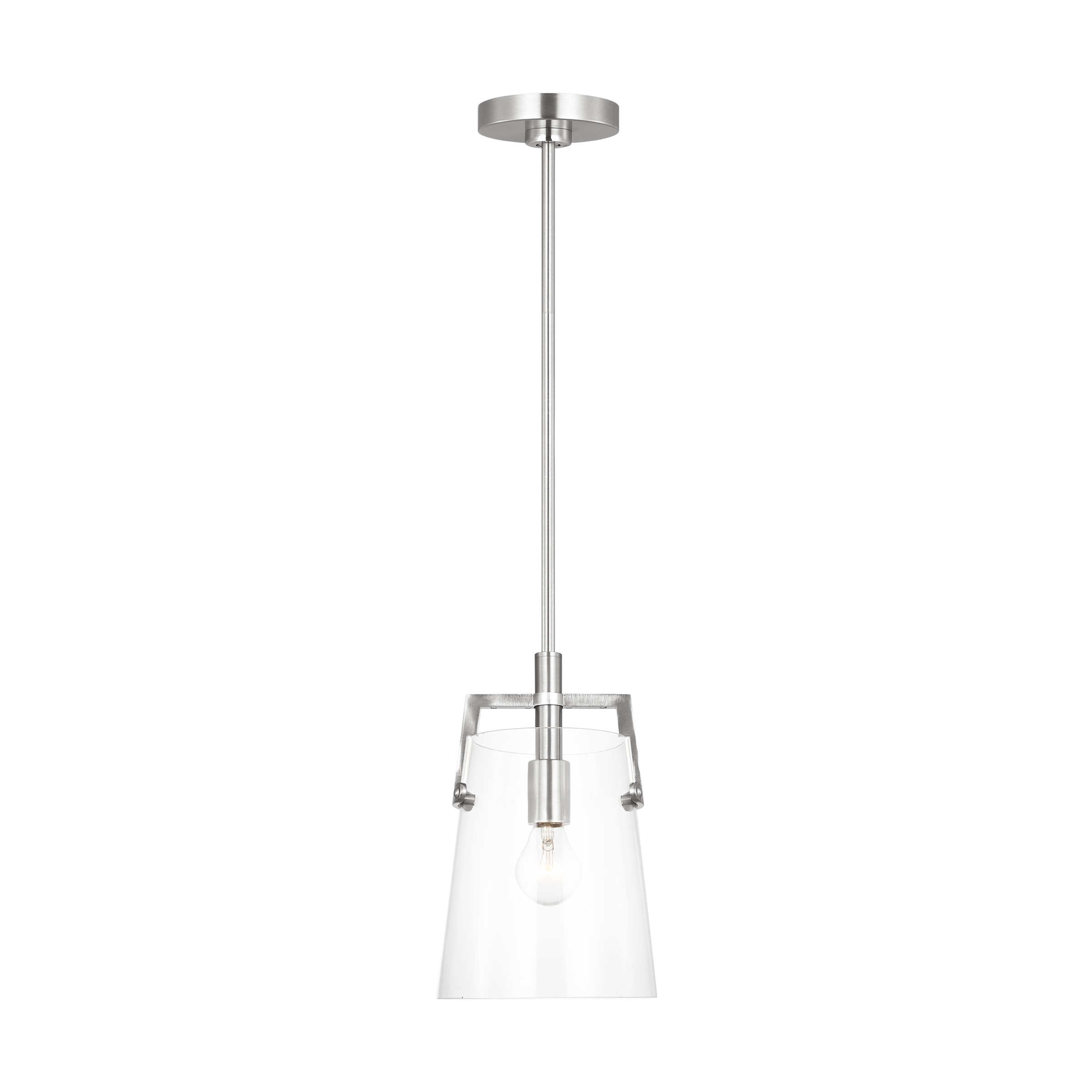 Crofton Small Pendant Brushed Nickel