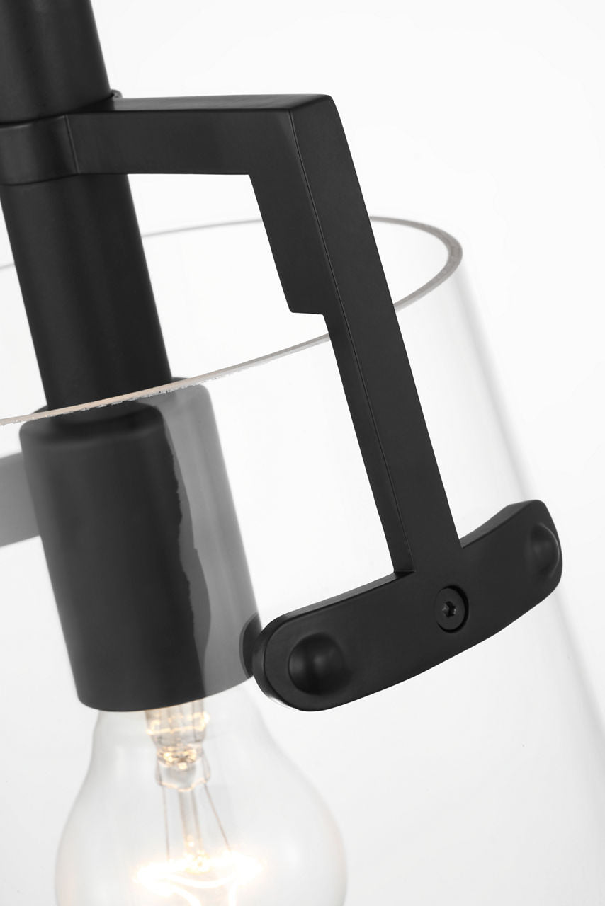 Crofton Small Pendant Midnight Black