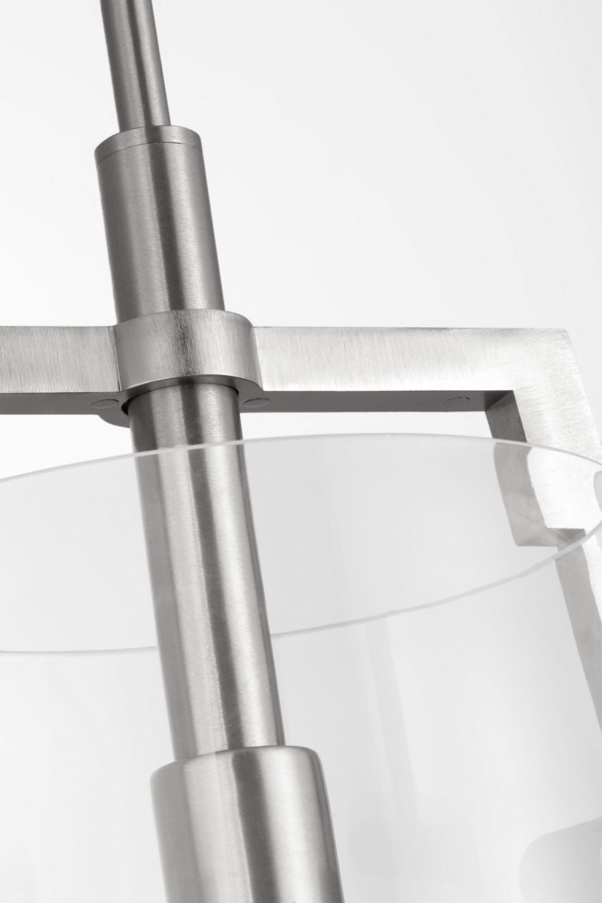 Crofton Medium Pendant Brushed Nickel