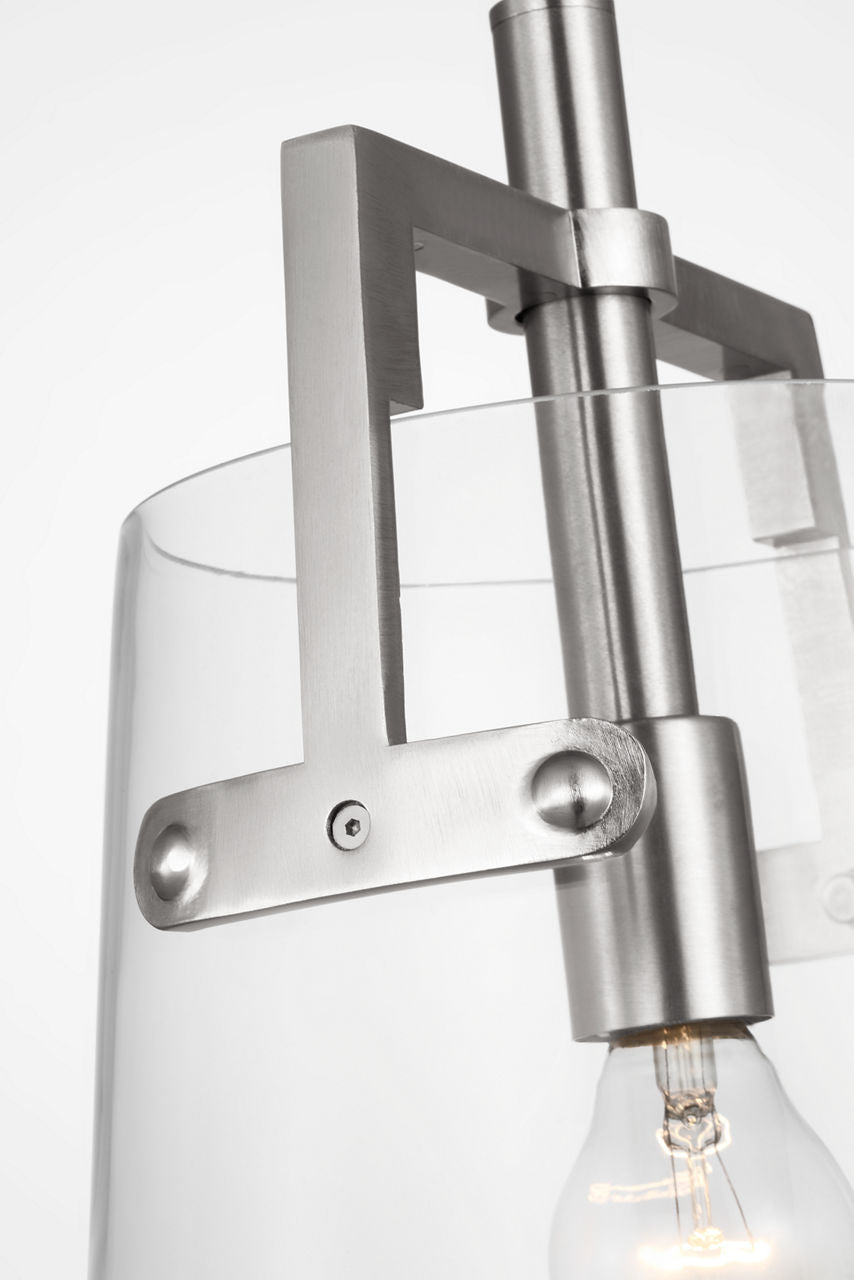 Crofton Medium Pendant Brushed Nickel