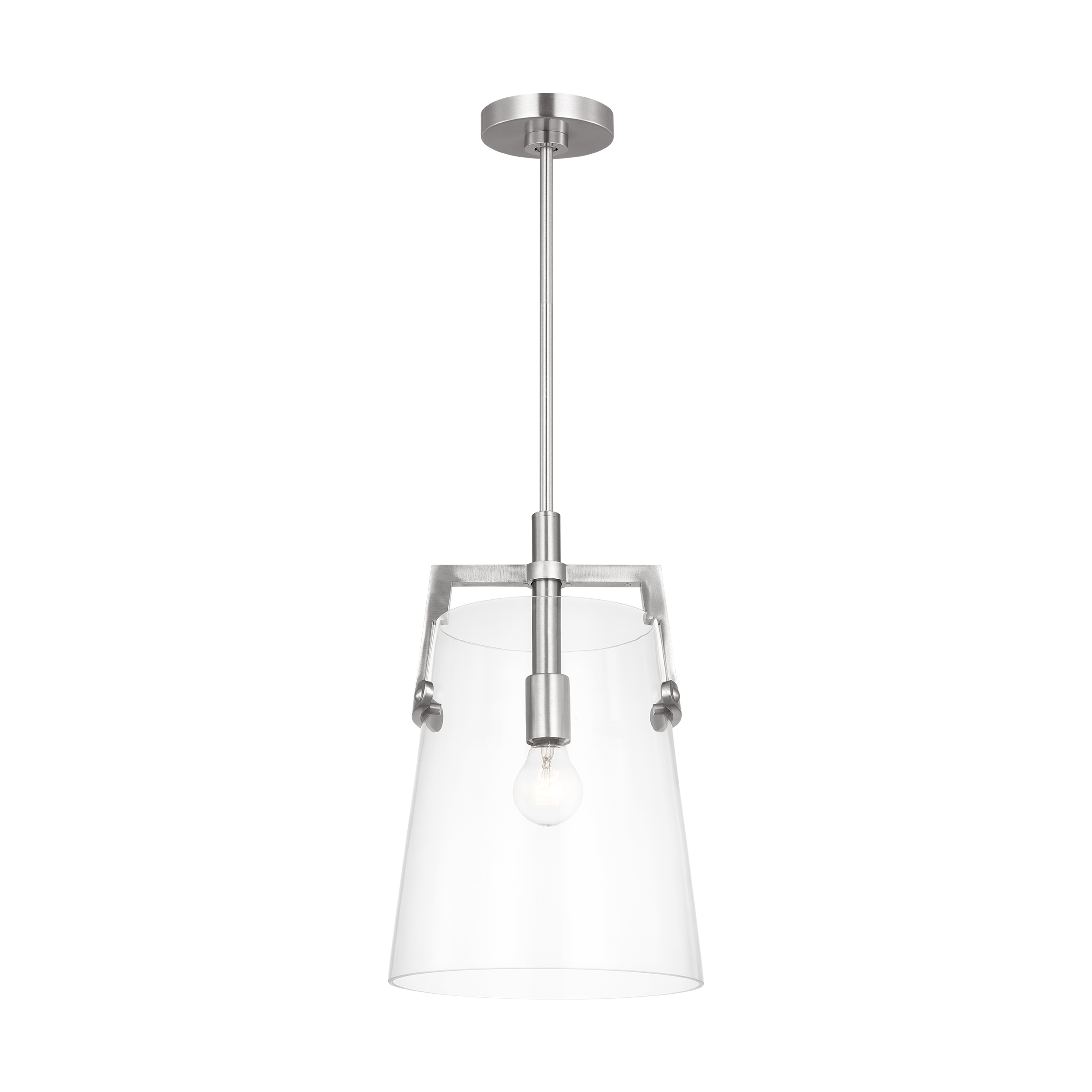 Crofton Medium Pendant Brushed Nickel