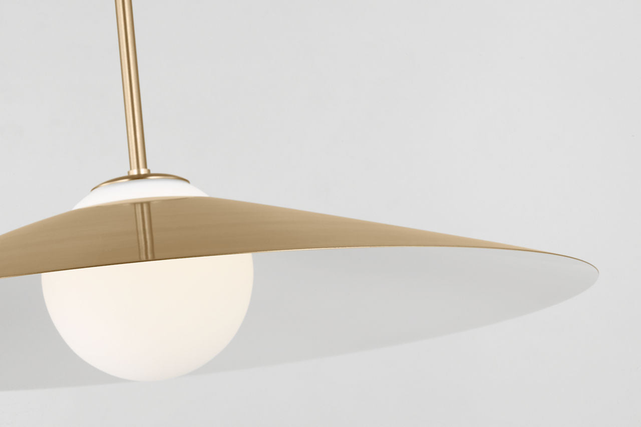 Astra Medium Pendant Satin Brass