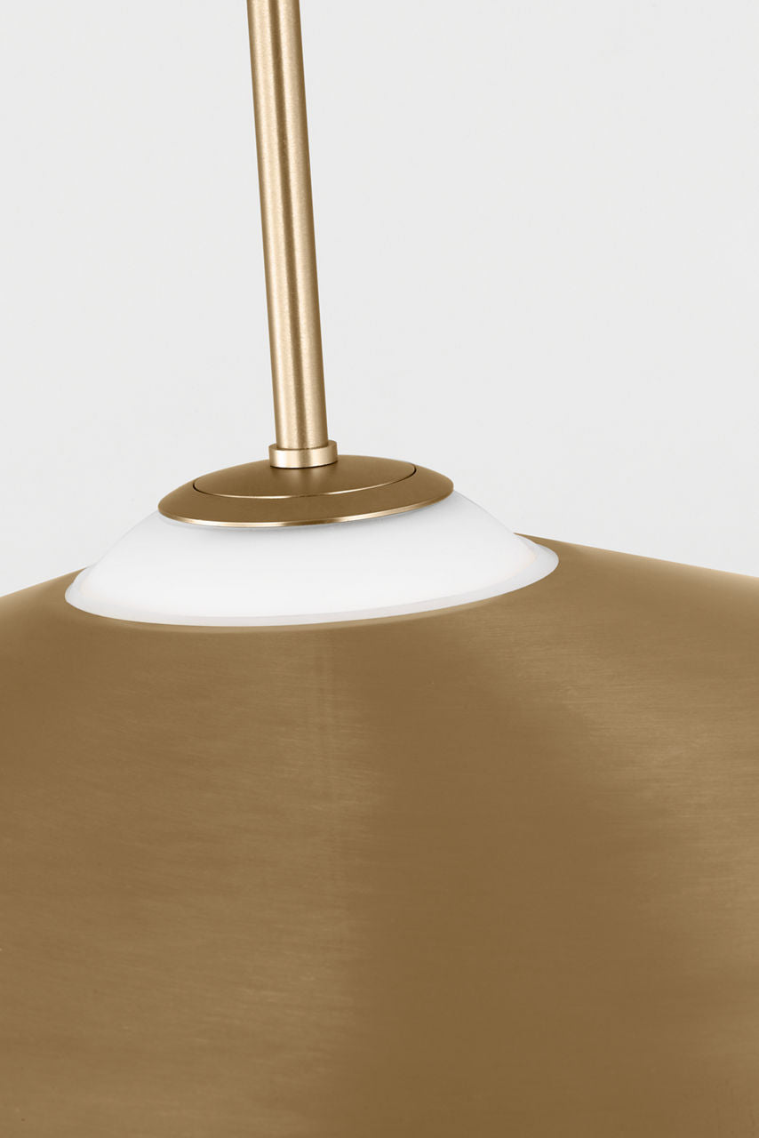 Astra Medium Pendant Satin Brass