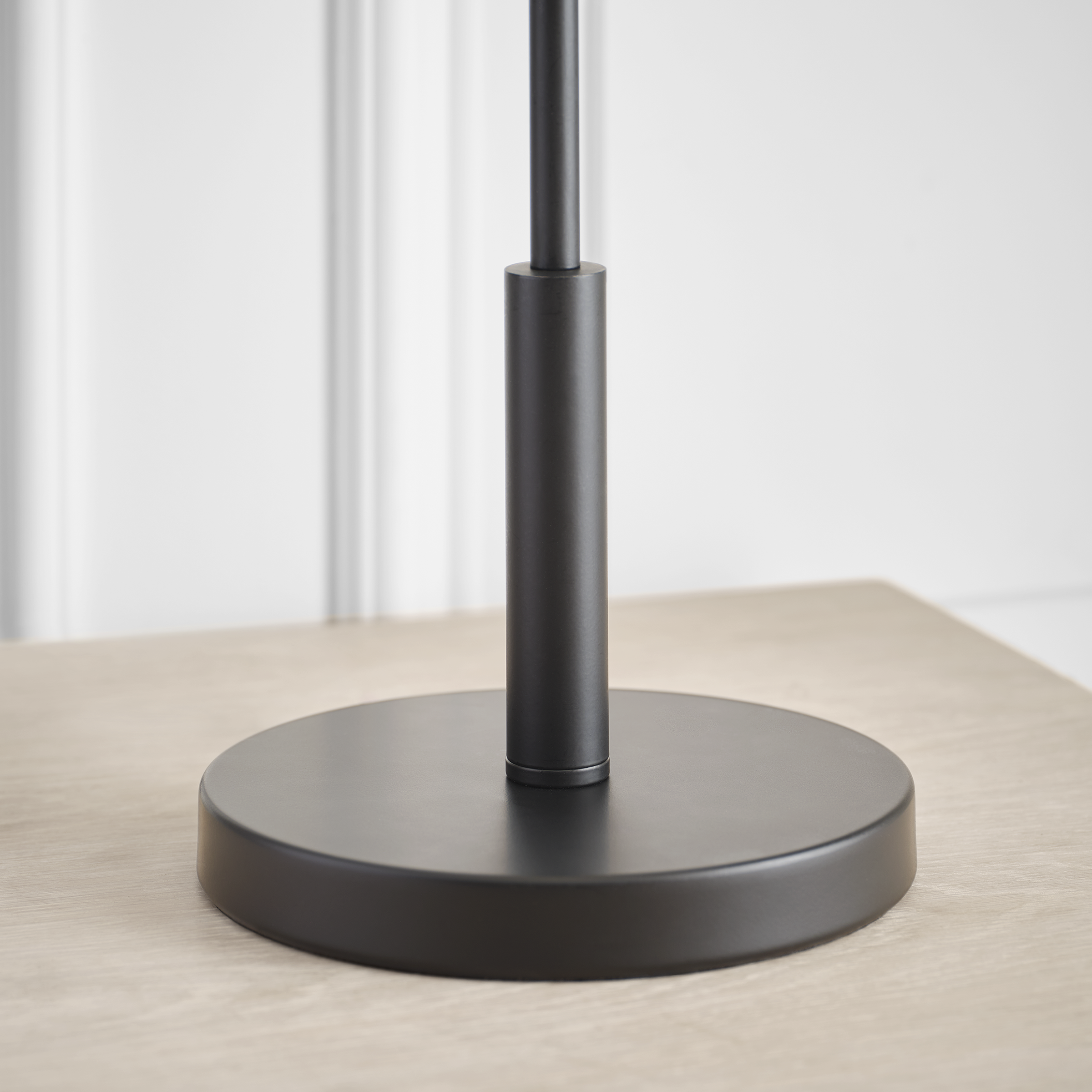 Porteau Medium Table Lamp Midnight Black Bulbs Inc