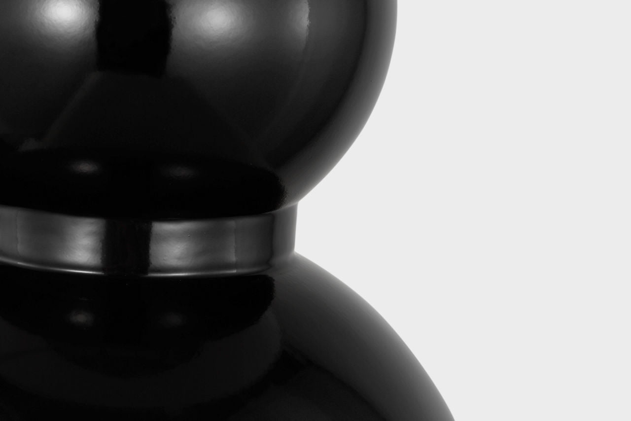 Buckley Medium Table Lamp Gloss Black Bulbs Inc