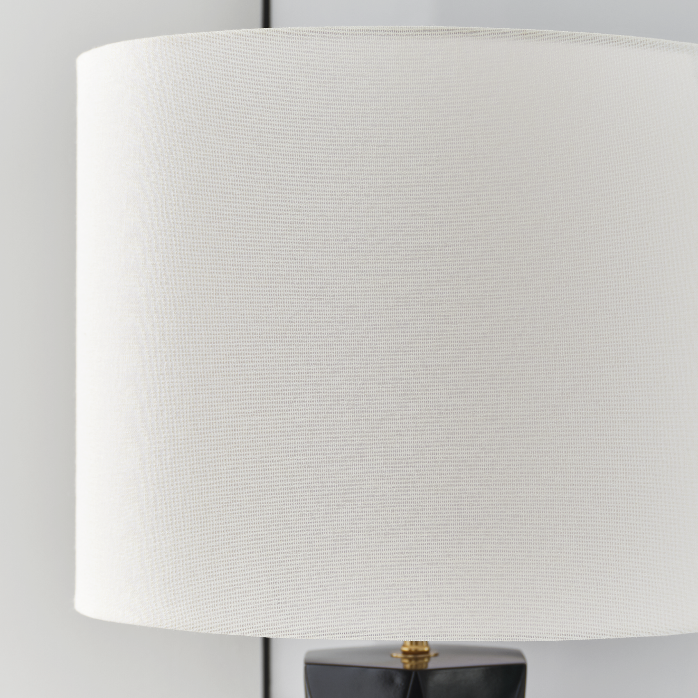 Fernwood Medium Table Lamp Gloss Black Bulbs Inc