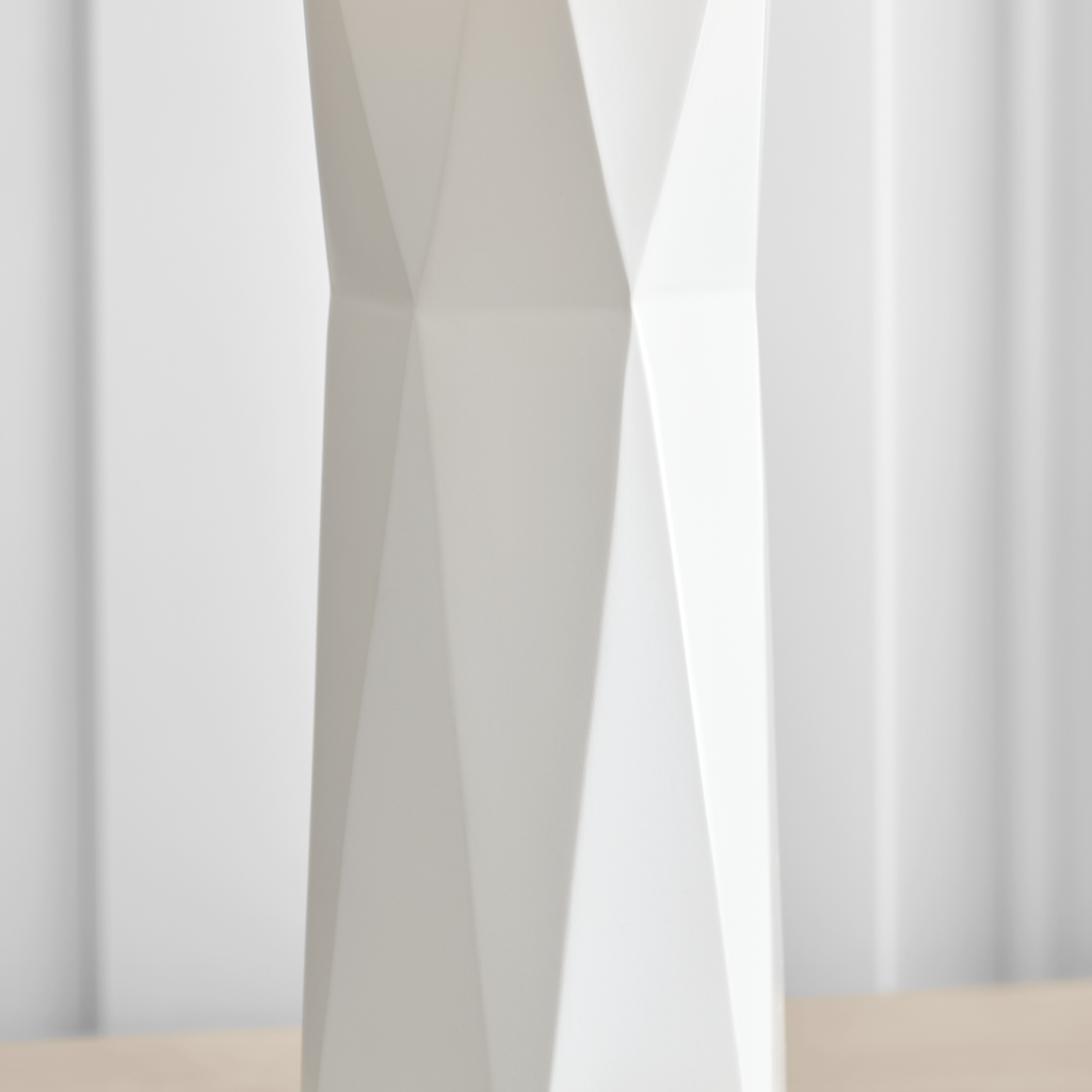 Fernwood Medium Table Lamp Gloss White Bulbs Inc