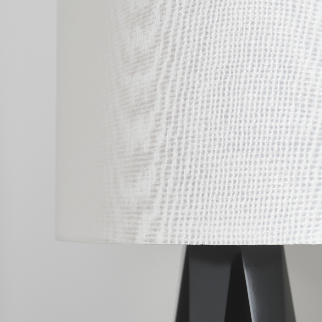 Moresby Medium Table Lamp Gloss Black Bulbs Inc