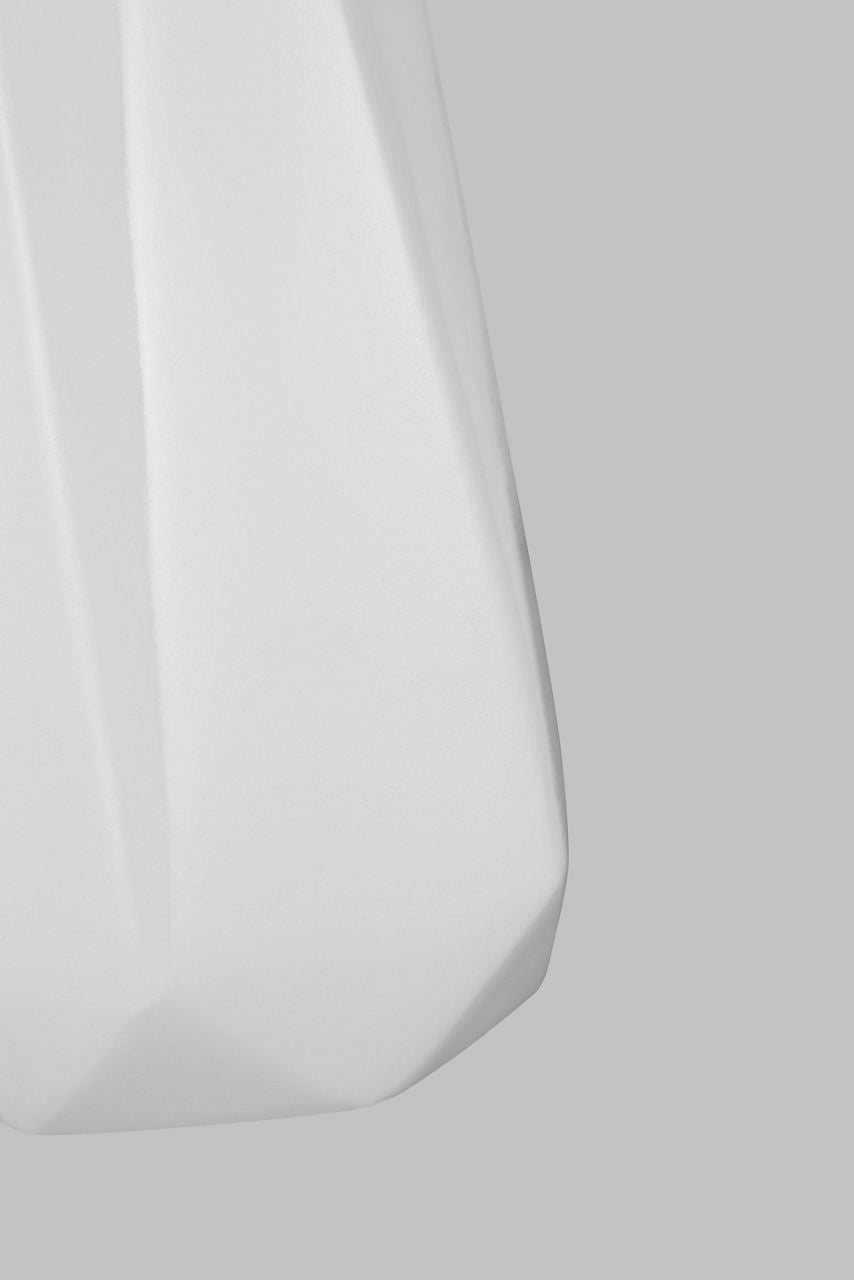 Moresby Medium Table Lamp Gloss White Bulbs Inc