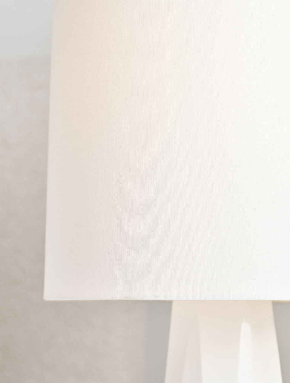 Moresby Medium Table Lamp Gloss White Bulbs Inc