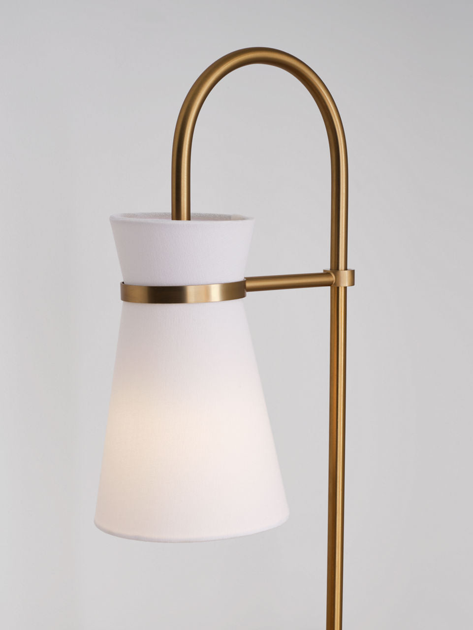 Binx Medium Task Table Lamp Satin Brass Bulbs Inc