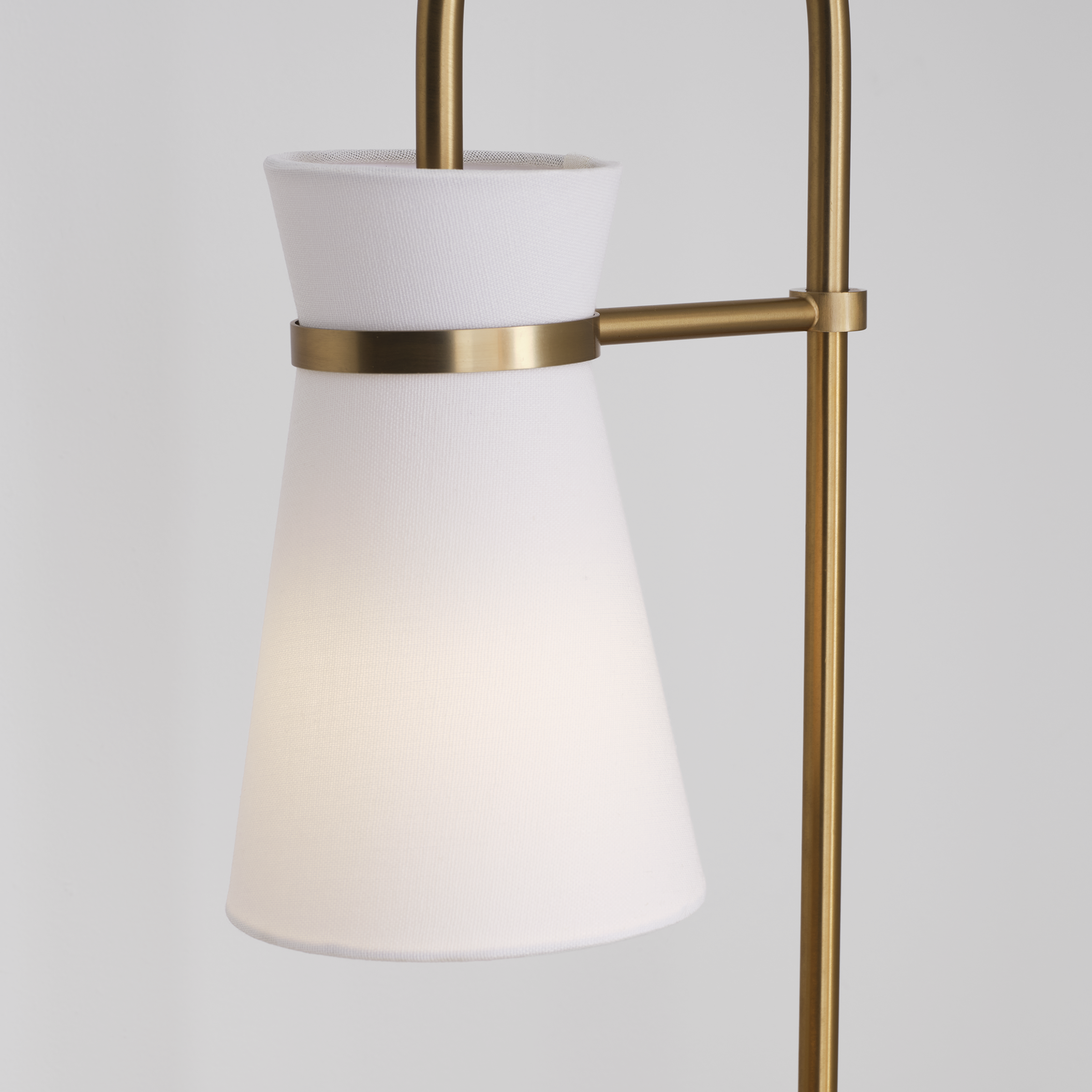 Binx Medium Task Table Lamp Satin Brass Bulbs Inc