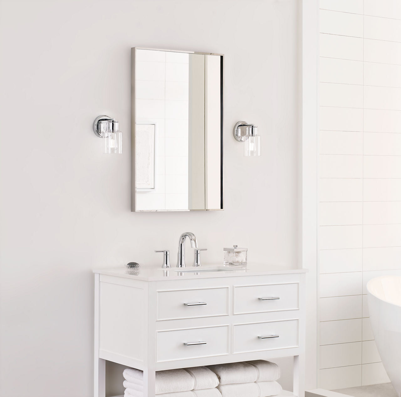 Sayward Small Sconce Chrome