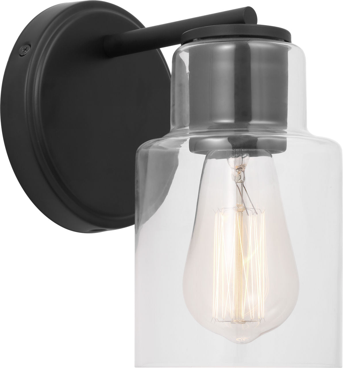 Sayward Small Sconce Midnight Black