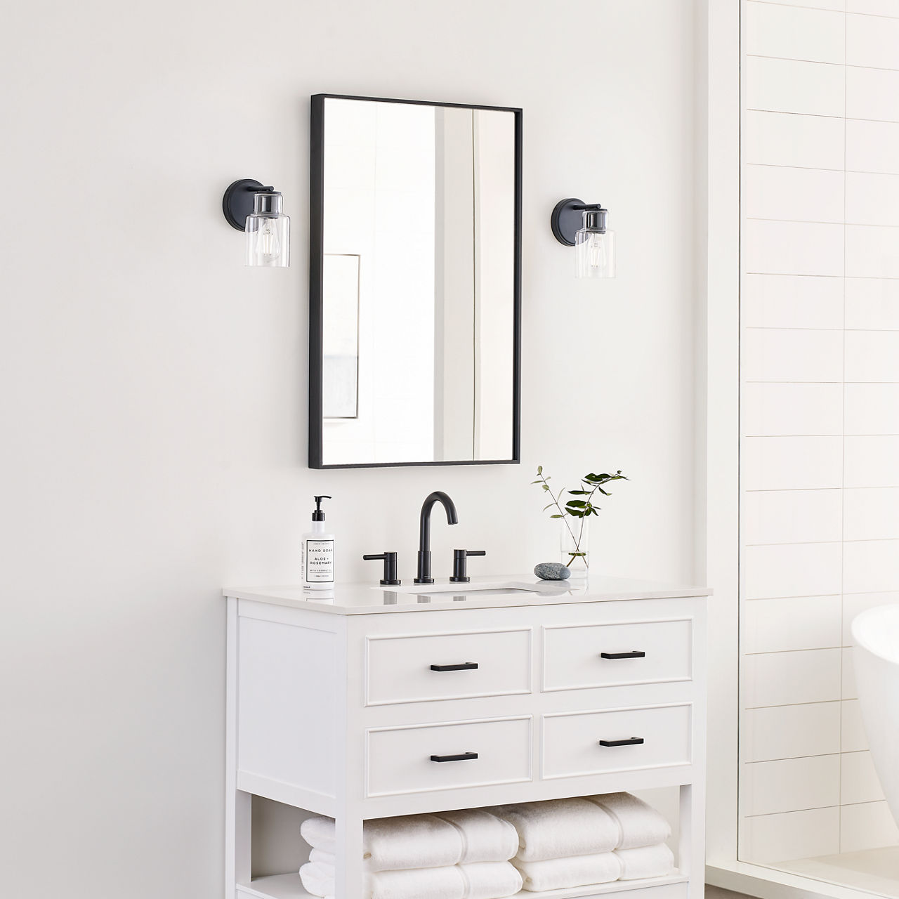 Sayward Small Sconce Midnight Black