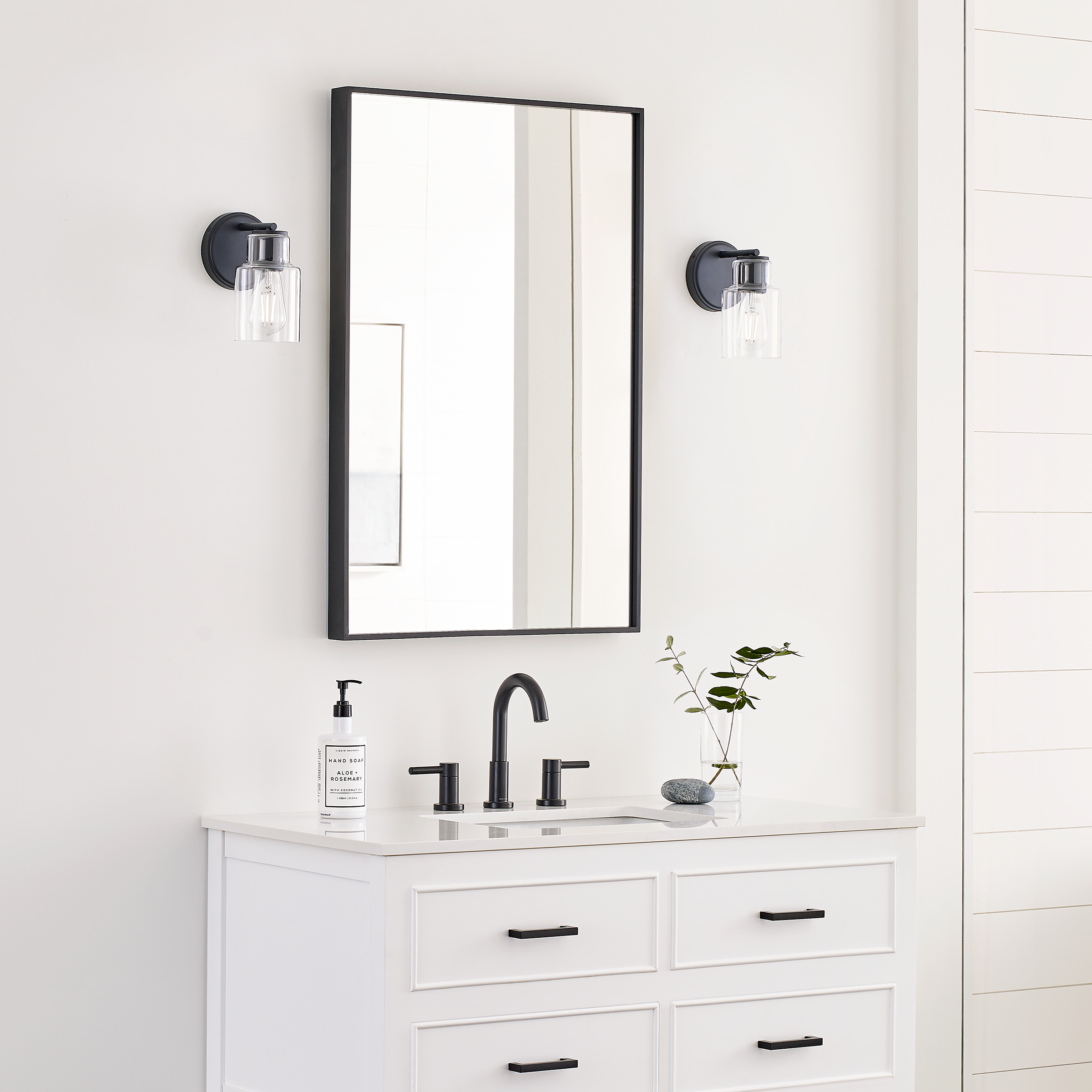 Sayward Small Sconce Midnight Black