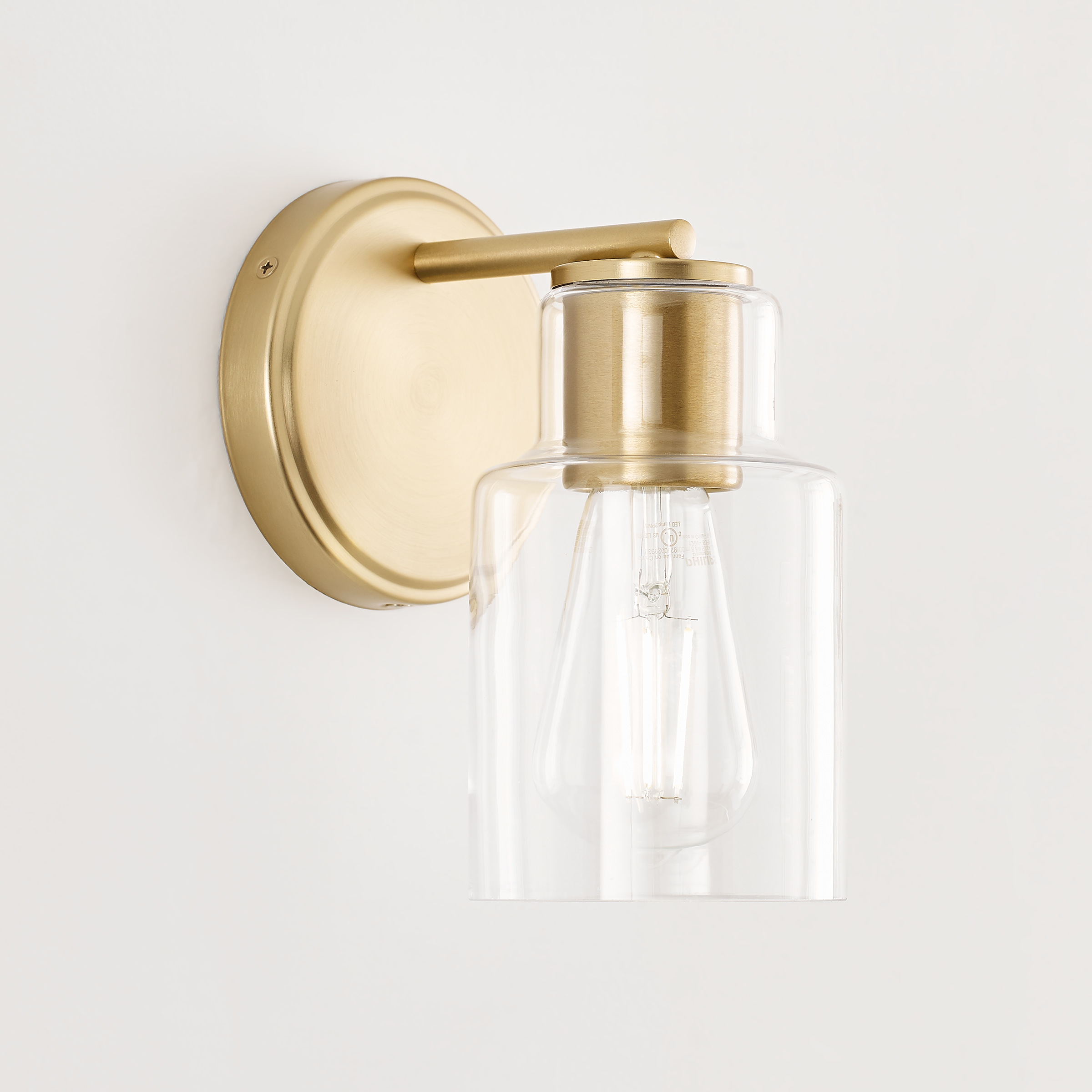 Sayward Small Sconce Satin Brass