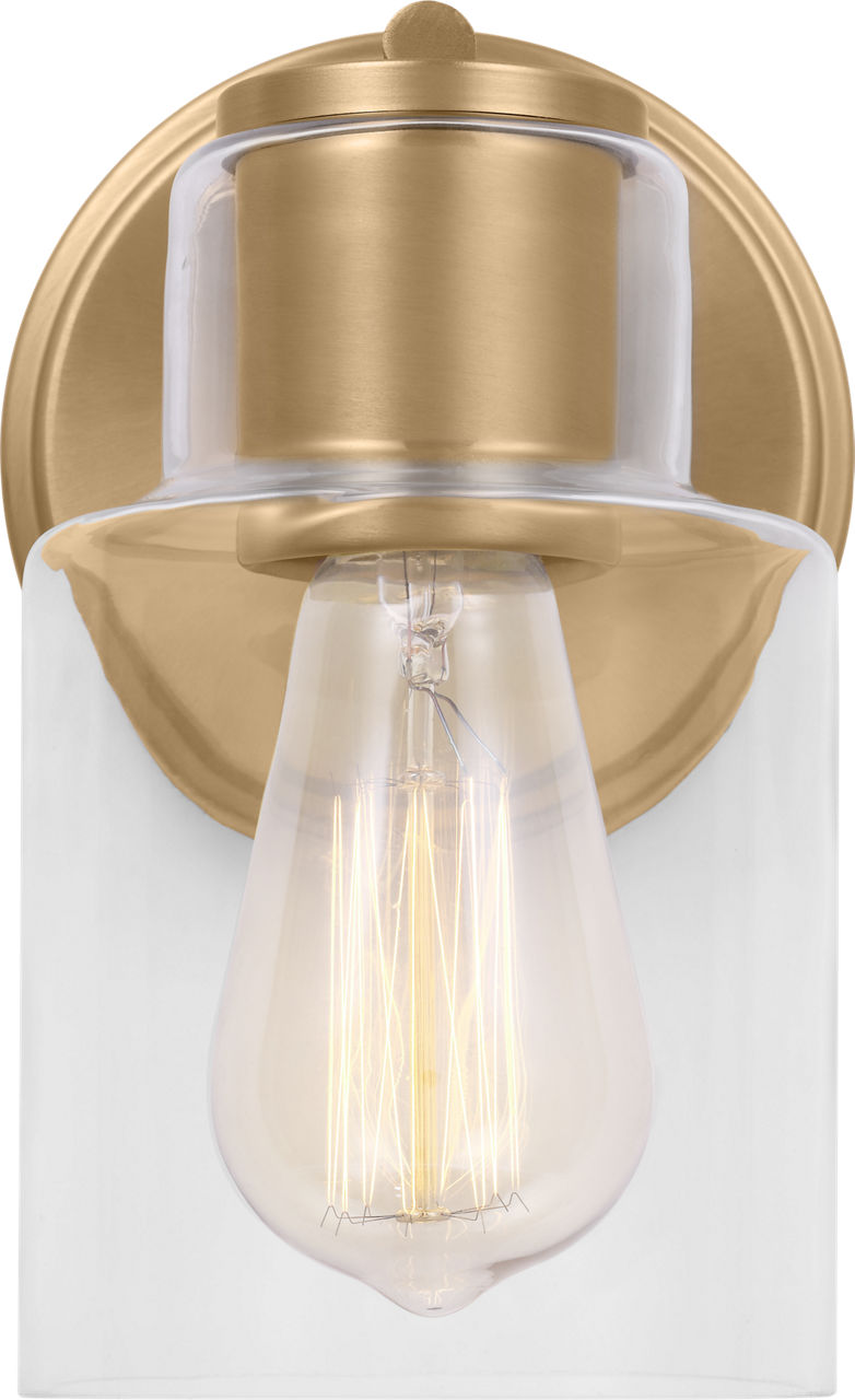 Sayward Small Sconce Satin Brass