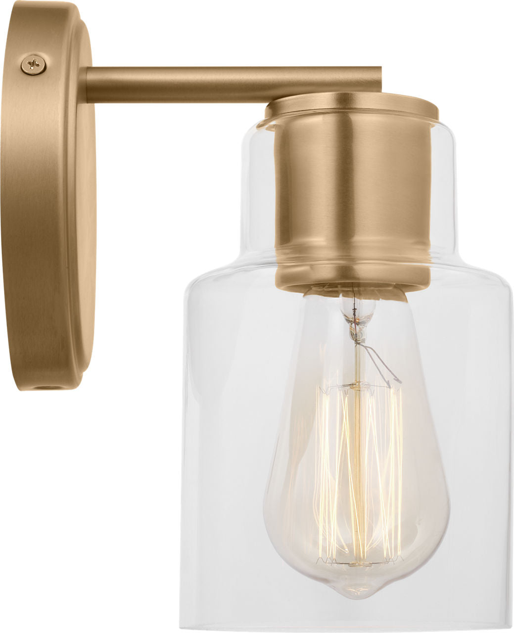 Sayward Small Sconce Satin Brass