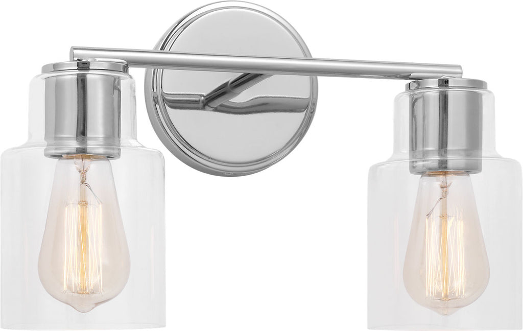 Sayward 2-Light Bath Sconce | Chrome Bulb(s) Not Included
