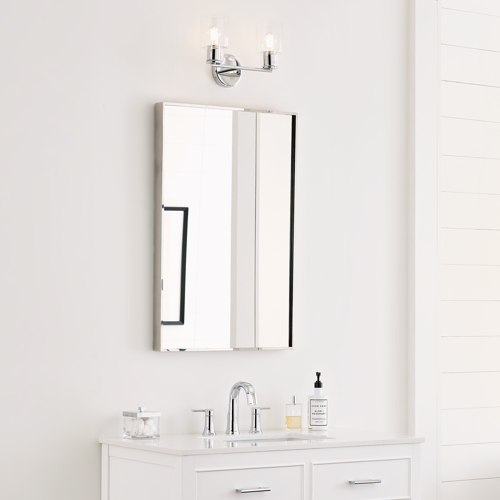 Sayward 2-Light Bath Sconce | Chrome Bulb(s) Not Included