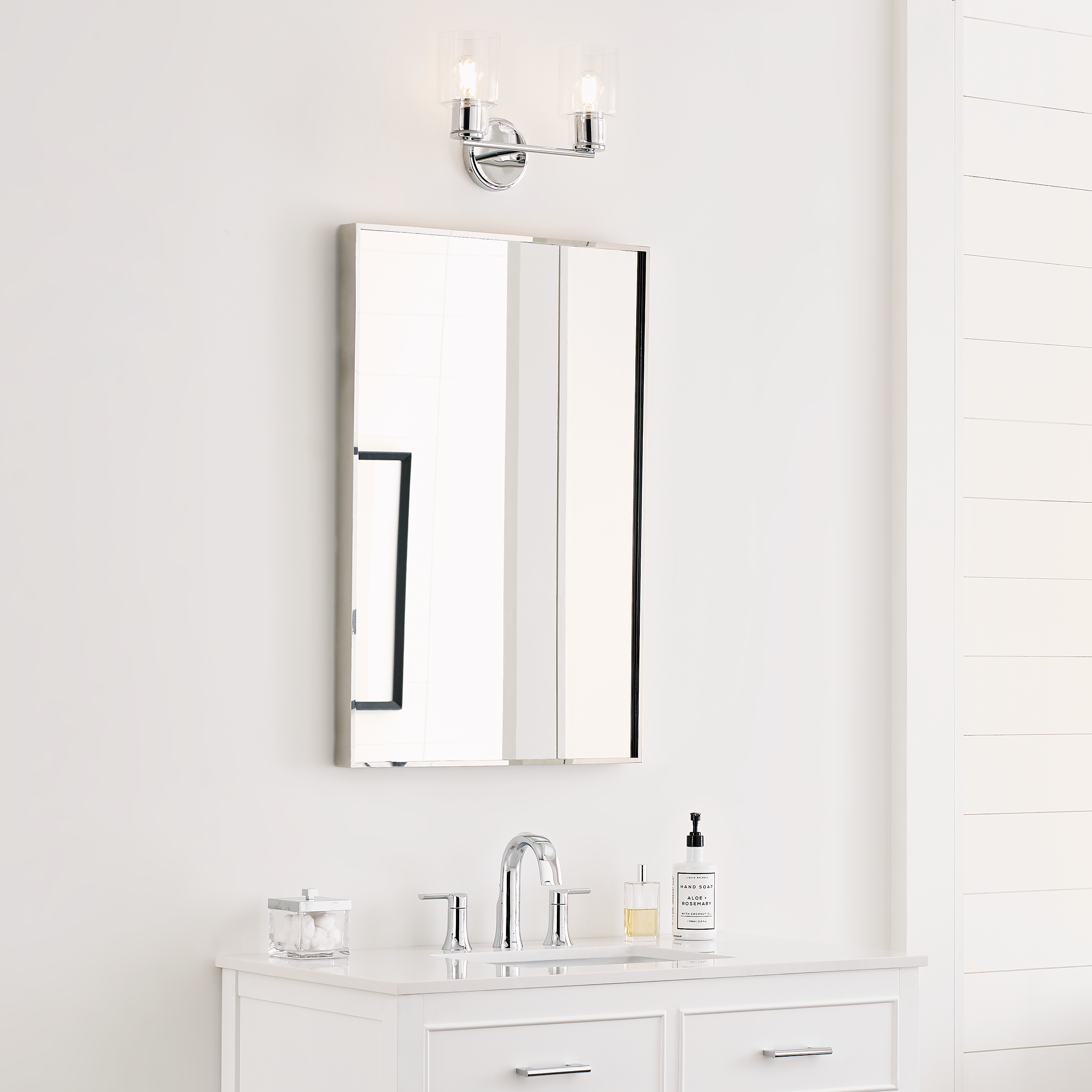 Sayward 2-Light Bath Sconce | Chrome Bulb(s) Not Included