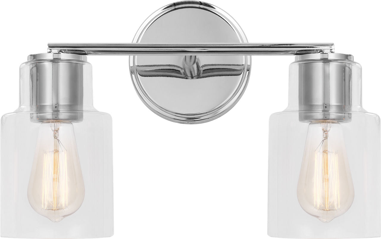 Sayward 2-Light Bath Sconce | Chrome Bulb(s) Not Included