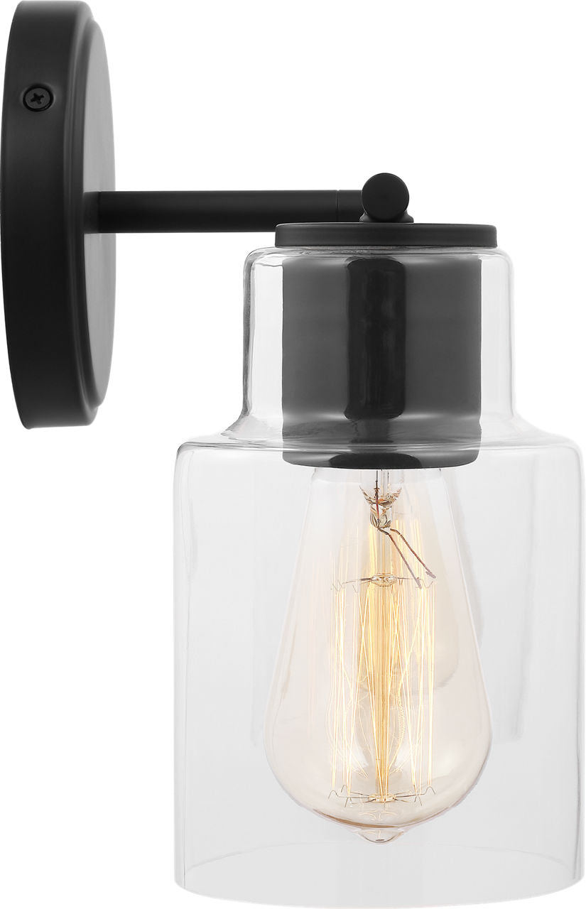 Sayward 2-Light Bath Sconce | Midnight Black Bulb(s) Not Included