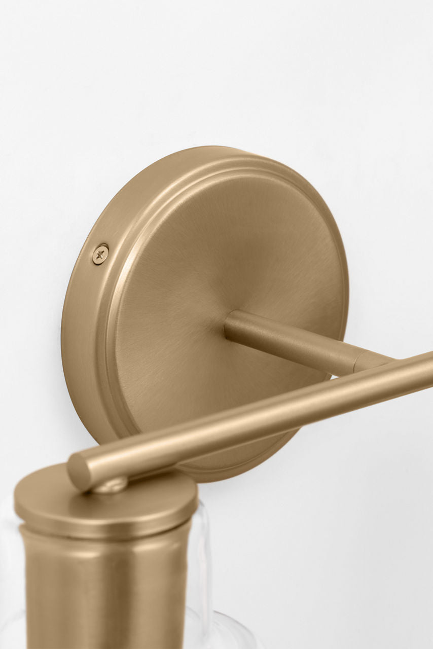 Sayward 2-Light Bath Sconce | Satin Brass Bulb(s) Not Included