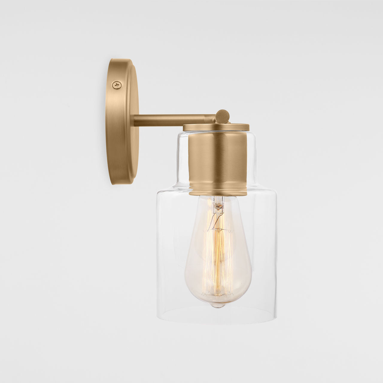 Sayward 2-Light Bath Sconce | Satin Brass Bulb(s) Not Included