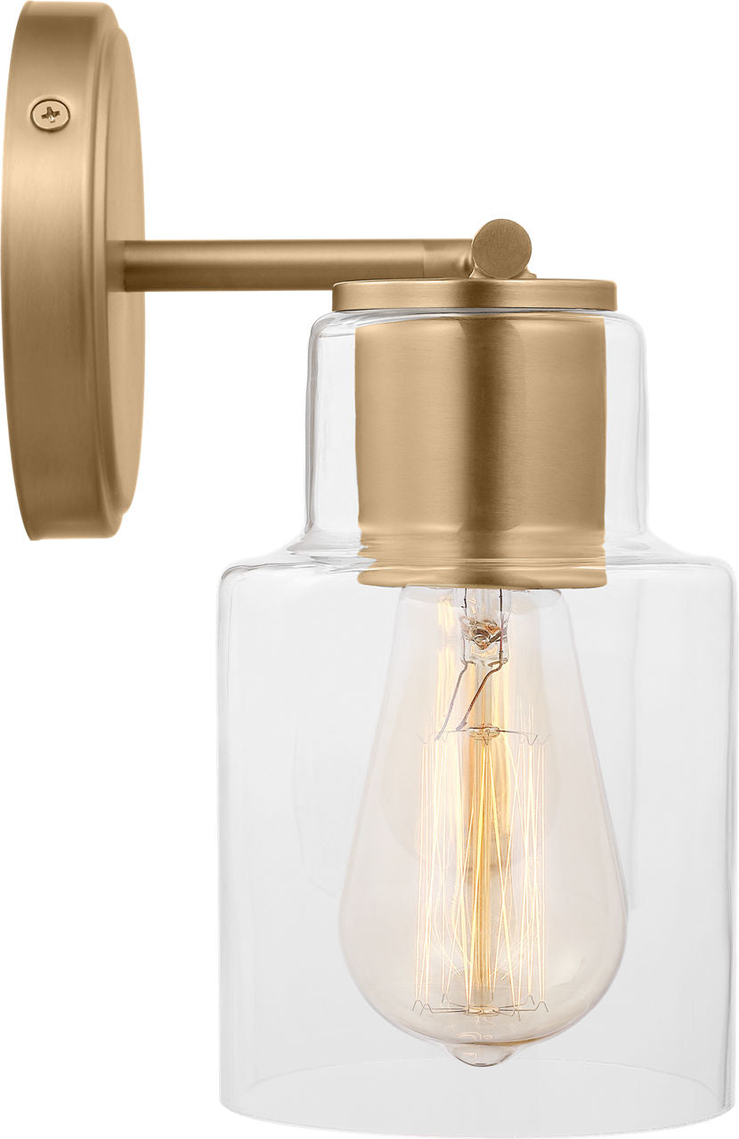Sayward 2-Light Bath Sconce | Satin Brass Bulb(s) Not Included