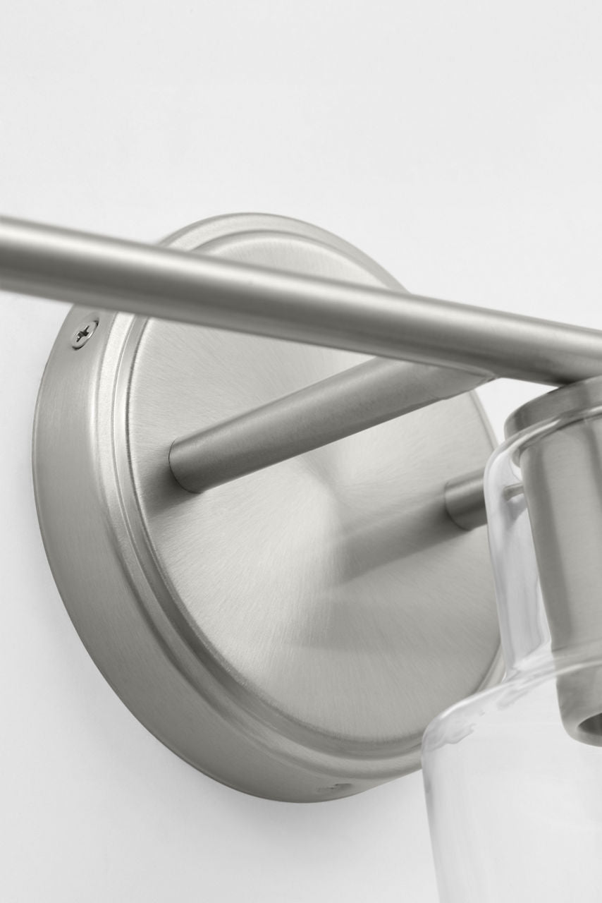 Sayward 3-Light Bath Sconce | Brushed Steel Bulb(s) Not Included
