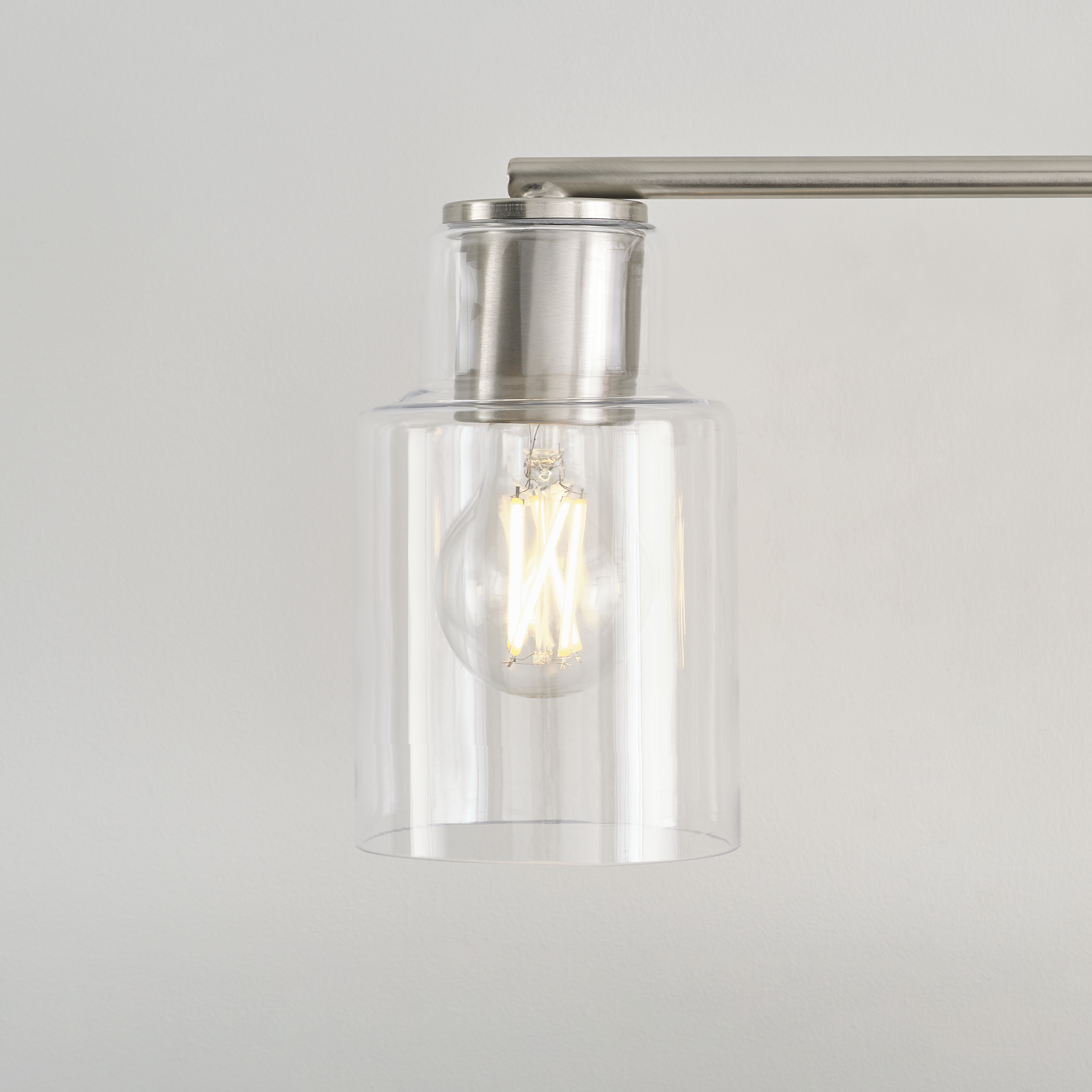 Sayward 3-Light Bath Sconce | Brushed Steel Bulb(s) Not Included