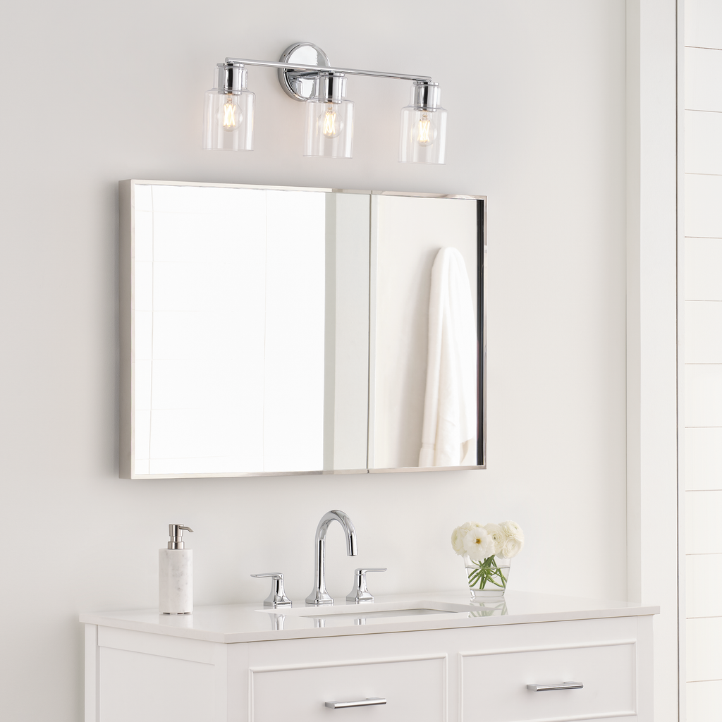 Sayward 3-Light Bath Sconce | Chrome Bulb(s) Not Included