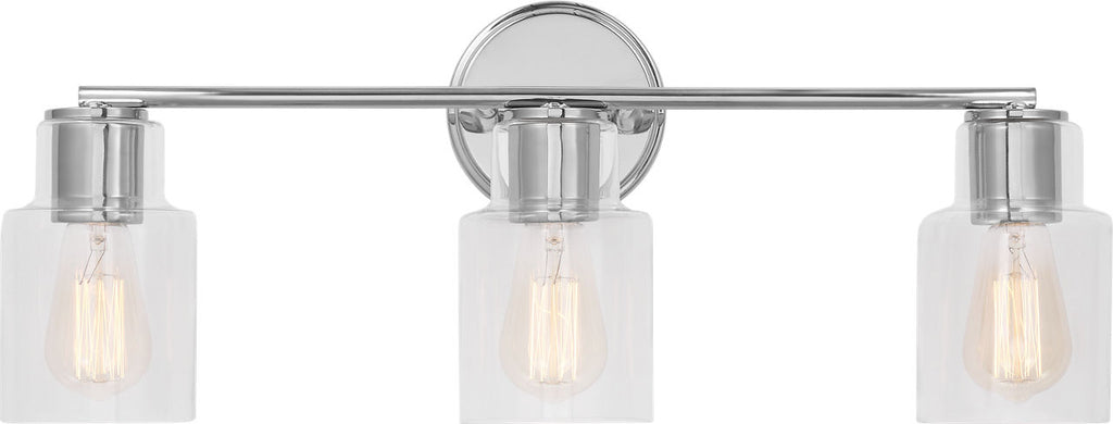 Sayward 3-Light Bath Sconce | Chrome Bulb(s) Included