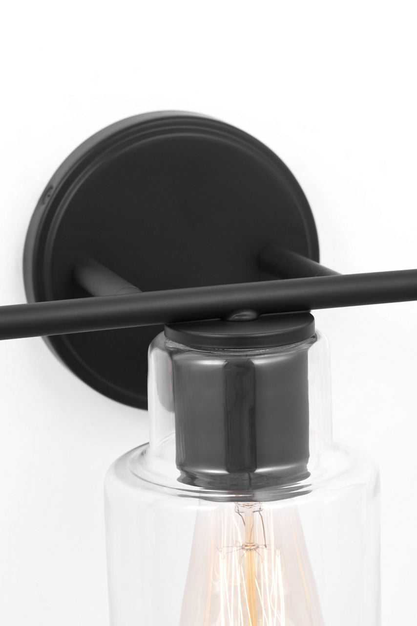Sayward 3-Light Bath Sconce | Midnight Black Bulb(s) Not Included