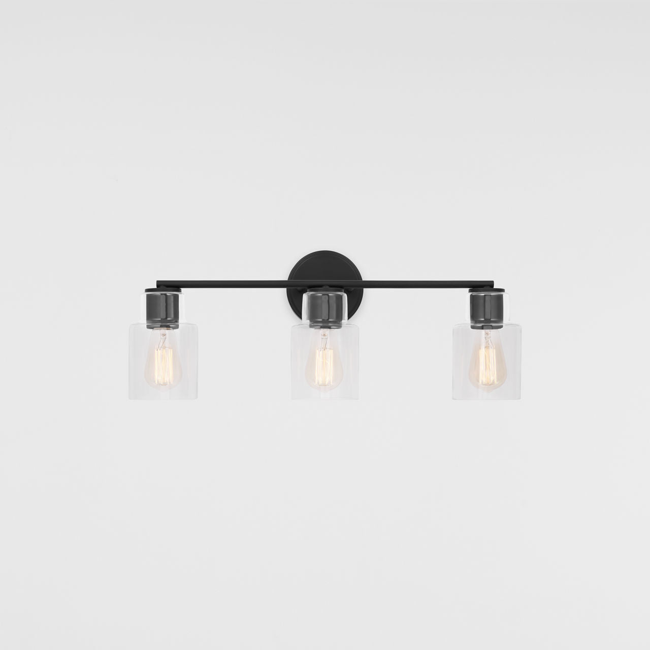 Sayward 3-Light Bath Sconce | Midnight Black Bulb(s) Included